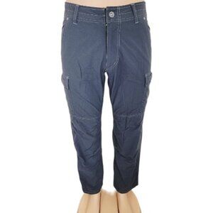 Kuhl Men's Black High-Rise Outdoor Trail Mountain Casual Cargo Pants Size 30